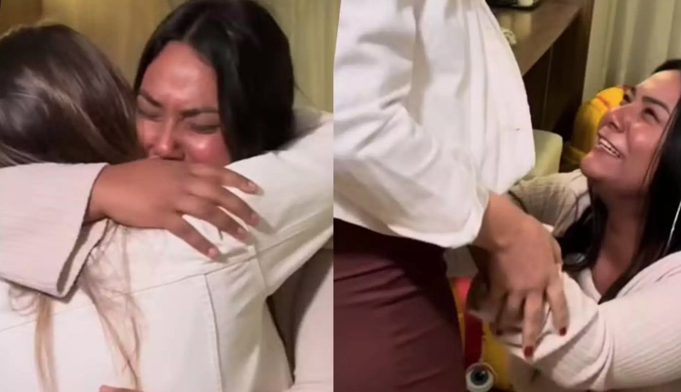 Chaiany se emociona ao reencontrar família após eliminação do BBB26