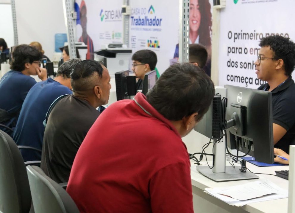 Com 263 vagas, Sine Amazonas divulga lista de oportunidades para sexta
