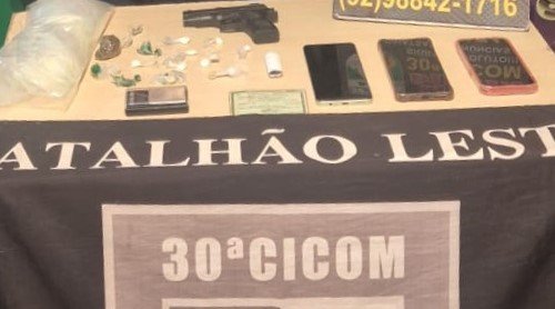 Odor de maconha durante ocorrência termina com homem preso por tráfico em Manaus