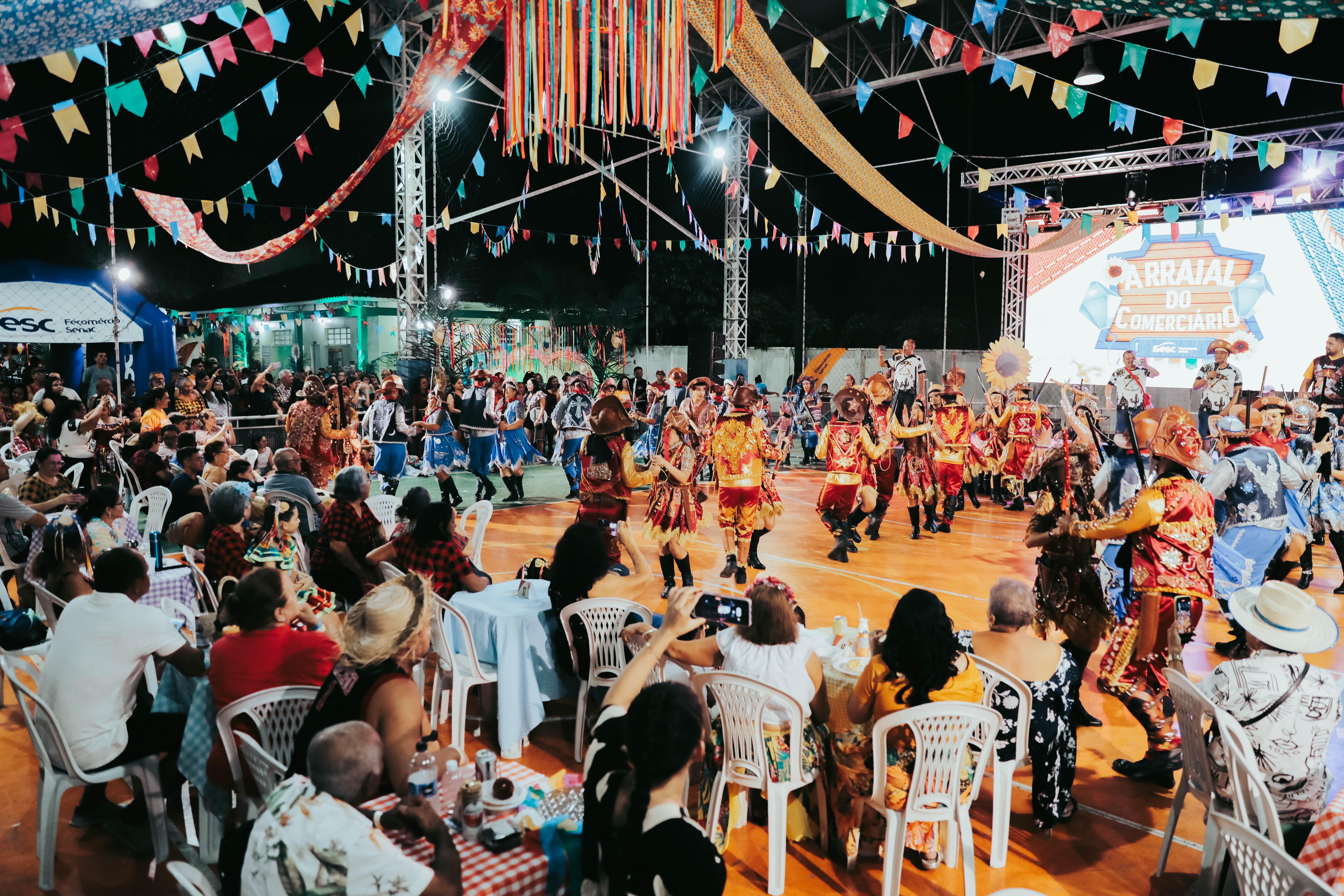 Sesc Amazonas realiza Arraial do Comerciário com concurso, danças típicas e show ao vivo