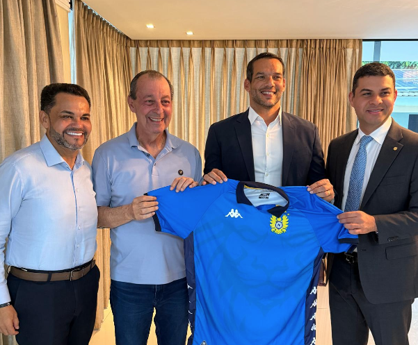 Presidente da CBF cumpre agenda em Manaus e se reúne com Omar Aziz e deputado Rozenha