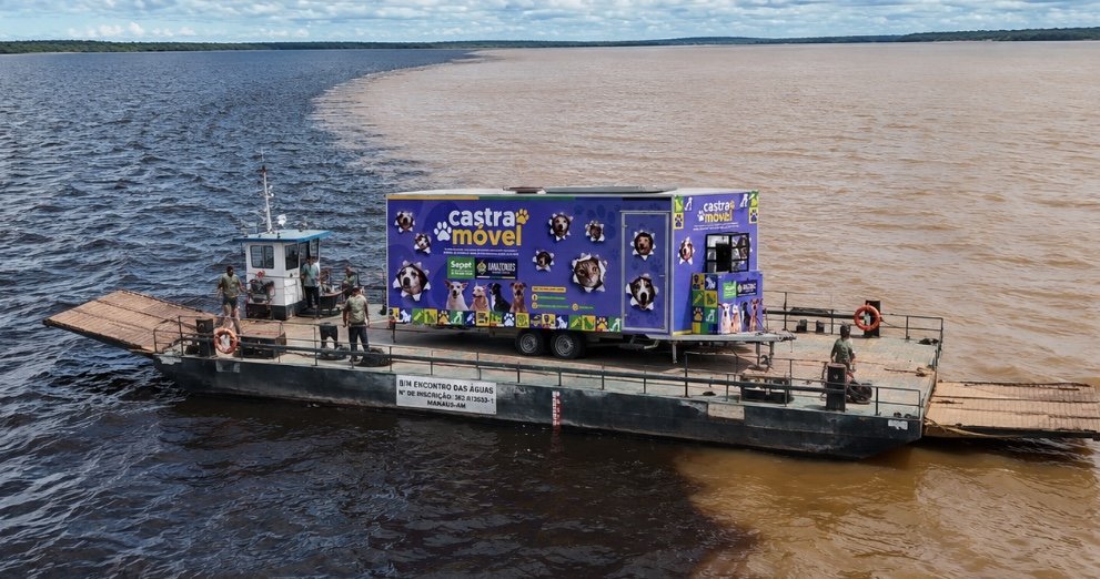 Amazonas projeta primeiro Castramóvel Fluvial do mundo para atender comunidades ribeirinhas