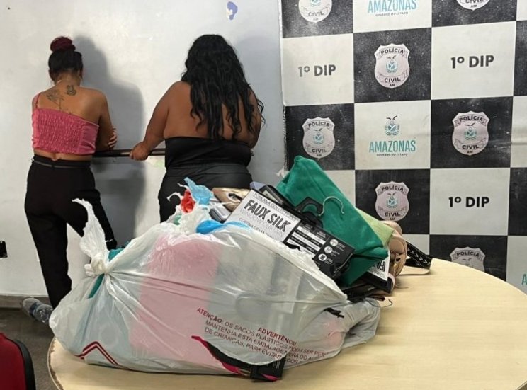 Mulheres são presas em flagrante após furto em loja na Avenida das Torres