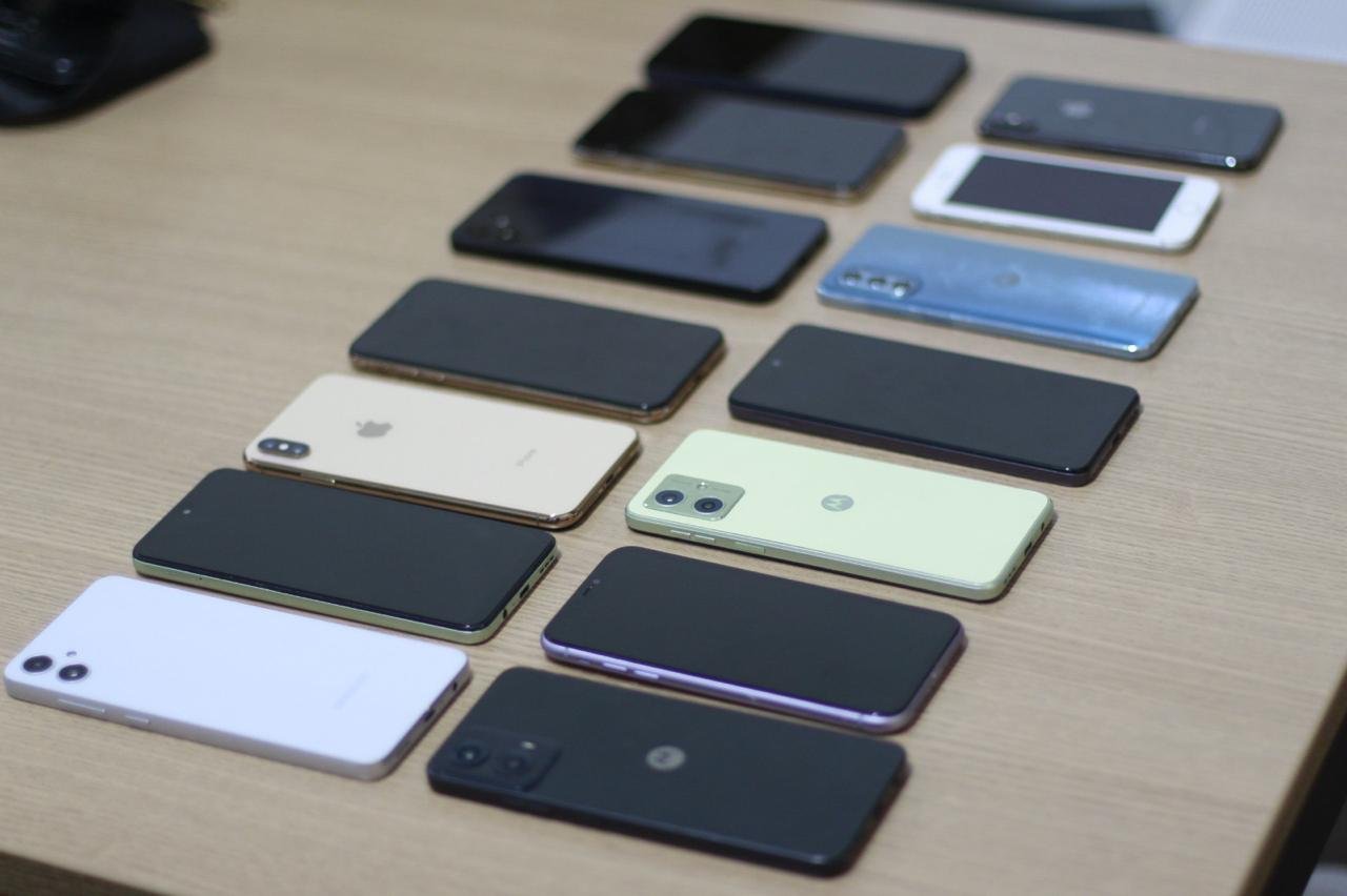 SSP-AM convoca donos para retirar mais de mil celulares recuperados pelo RecuperaFone