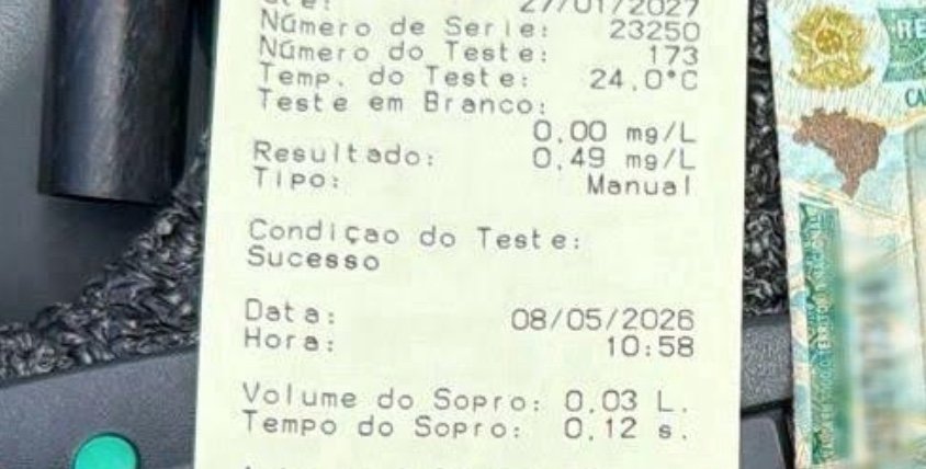 Blitz em Manaus flagra condutor embriagado e veículo de carga com tacógrafo violado