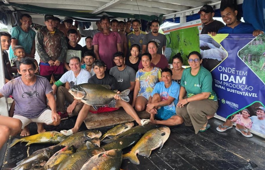 Pesca do tambaqui é retomada em RDS Amanã e movimenta R$ 22 mil em Tefé