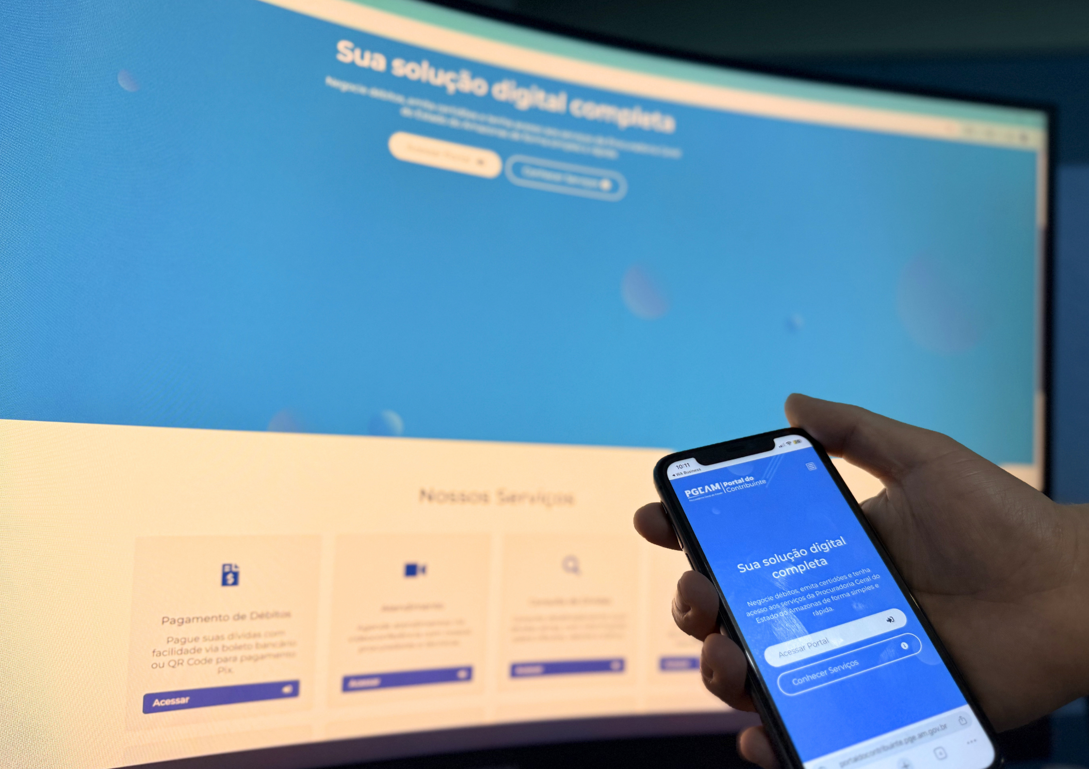 PGE-AM lança portal que permite parcelar Dívida Ativa e emitir boletos pelo celular
