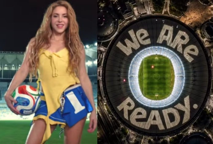 Shakira lança prévia de música da Copa de 2026 com gravação no Maracanã