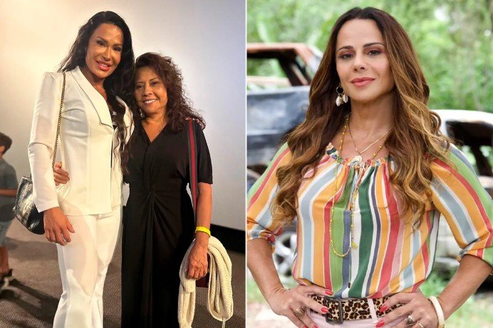 ‘Deixa de palhaçada’: Mãe de Gracyanne detona Viviane Araújo após queixa sobre Belo