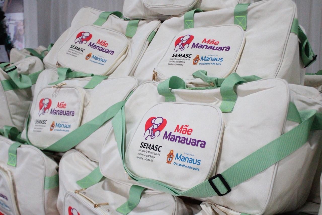 Mil grávidas de Manaus recebem kits de enxoval em ação da Prefeitura de Manaus hoje