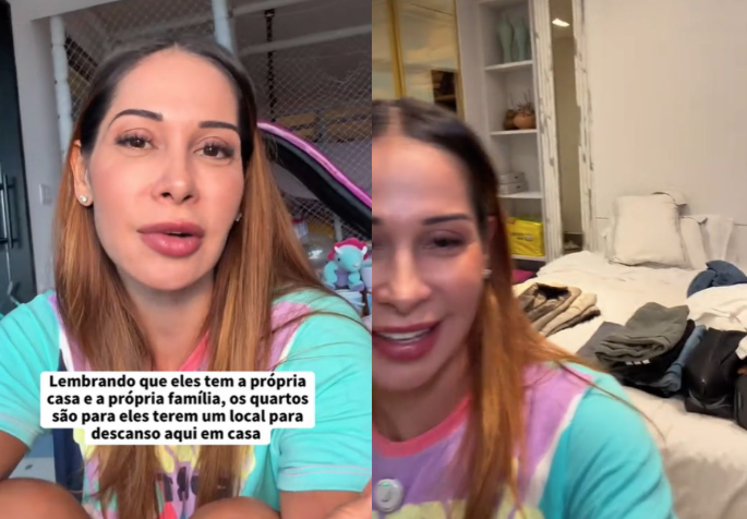 Maíra Cardi revela quarto especial para funcionários em nova mansão; vídeo