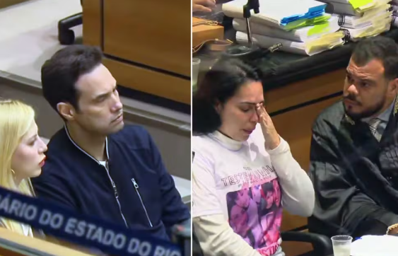 Monique Medeiros passa mal ao ver fotos de Henry Borel e deixa julgamento