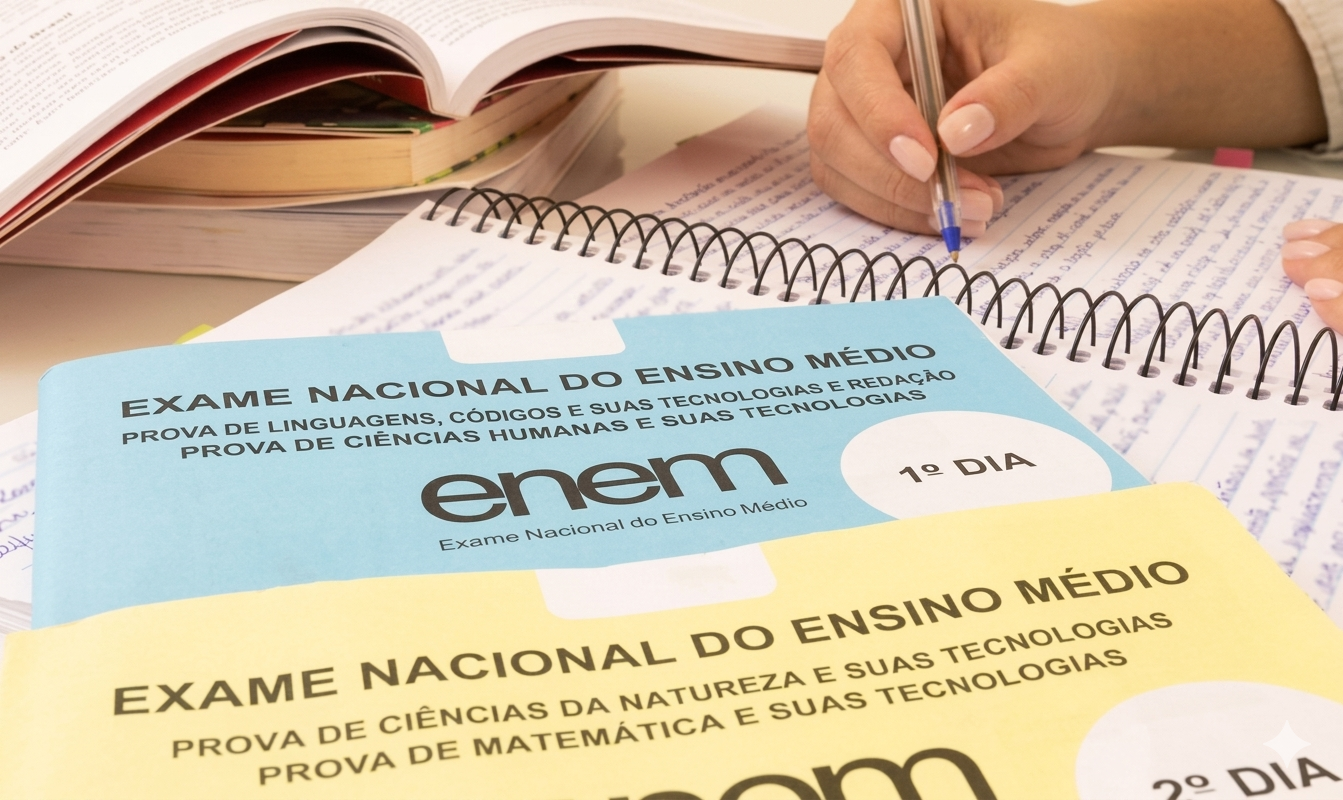Estudantes do 3º ano do ensino médio terão inscrição automática no Enem 2026; confira
