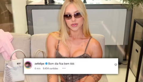 Zé Felipe zomba de Virginia ao citar fala de Vini Jr. em postagem: "Fica bem"