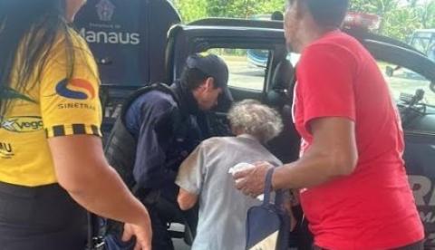 Guarda Municipal auxilia idosos em situação de vulnerabilidade em Manaus