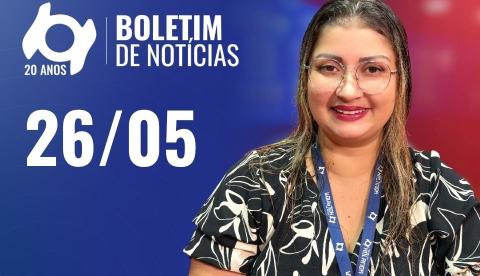 Confira as principais notícias no 'Boletim' desta terça-feira; Assista