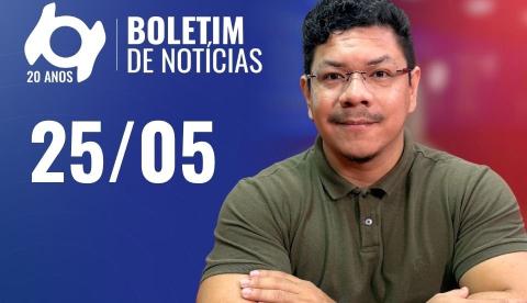 Confira as principais notícias no 'Boletim' desta segunda-feira; Assista
