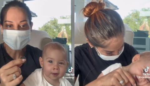 Filha de Maíra Cardi apresenta melhora após internação por bronquiolite
