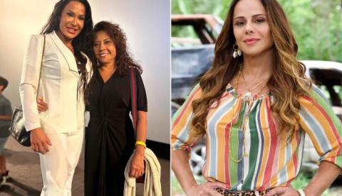 ‘Deixa de palhaçada’: Mãe de Gracyanne detona Viviane Araújo após queixa sobre Belo