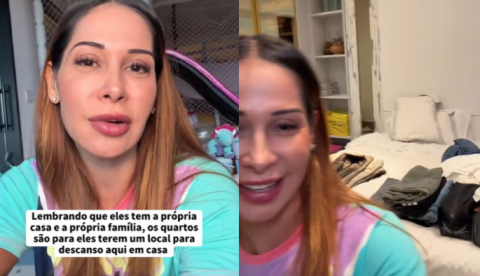 Maíra Cardi revela quarto especial para funcionários em nova mansão; vídeo