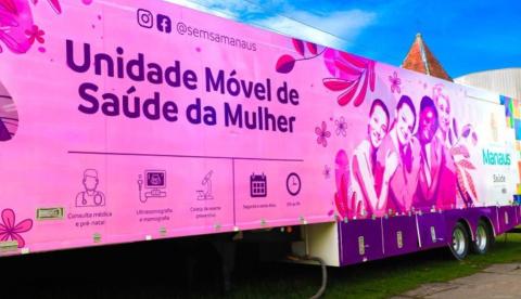 Unidades Móveis de Saúde da Mulher mudam de endereço em Manaus; confira locais
