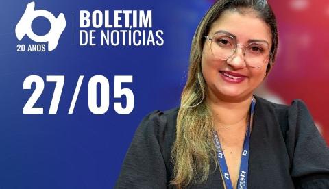 Confira as principais notícias no 'Boletim' desta quarta-feira; Assista