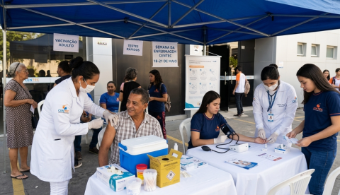 Semana da Enfermagem oferece vacinação e serviços gratuitos em Manaus; saiba mais