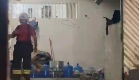 Incêndio atinge imóvel em Adrianópolis após vazamento de gás em botijas