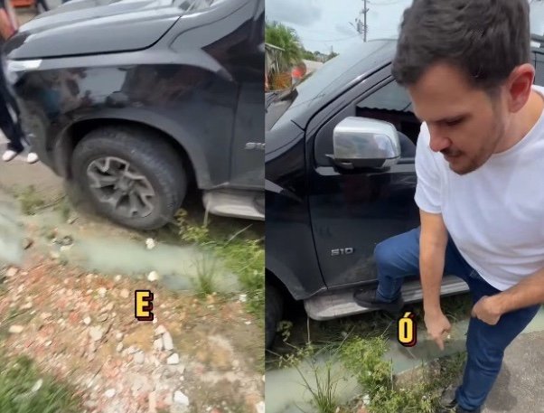 "Não podemos aceitar isso", diz prefeito Renato Júnior sobre obra da Águas de Manaus