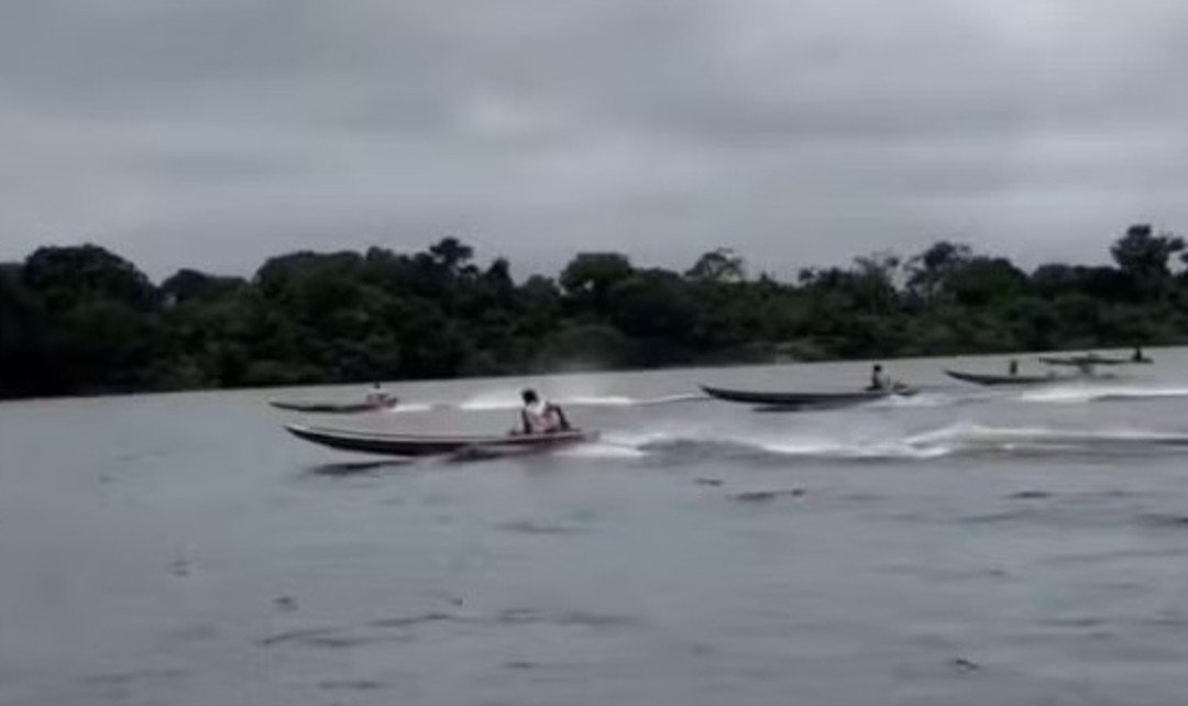 Vídeo de corrida de rabeta no interior do Amazonas ganha as redes e viraliza