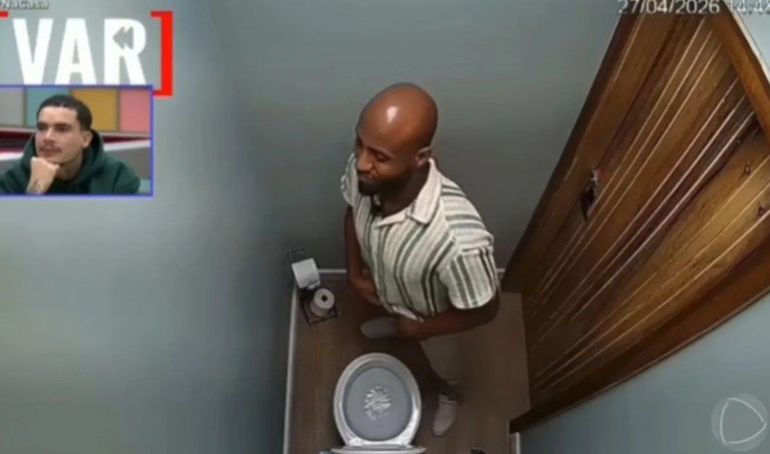 Casa do Patrão: Record exibe VAR de participante tirando a roupa para urinar e choca confinados