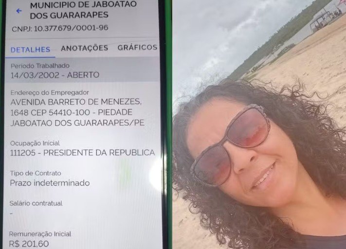 Técnica de enfermagem descobre que é registrada como presidente da República desde 2002