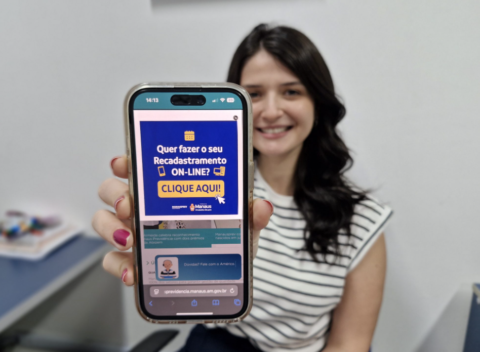 Manaus Previdência suspende recadastramento online após instabilidade técnica