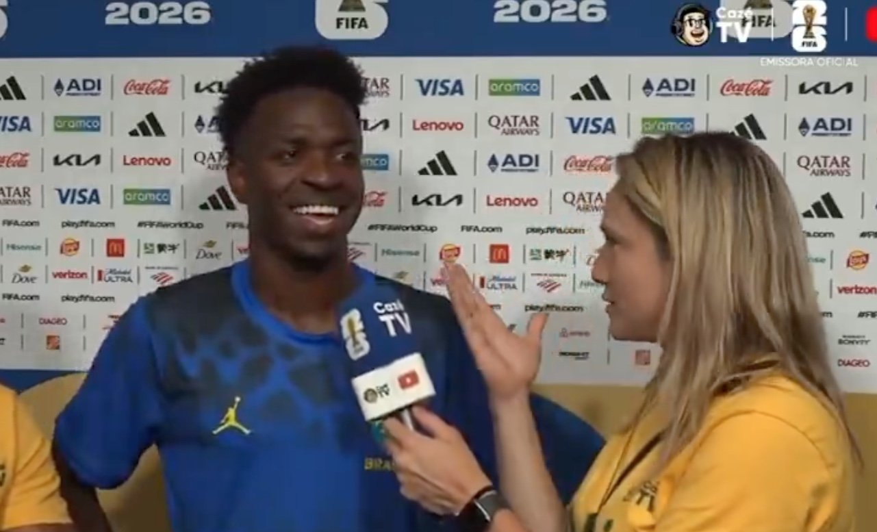 Foi para Virginia? Vini Jr. deixa no ar para quem dedicou gol após jogo do Brasil