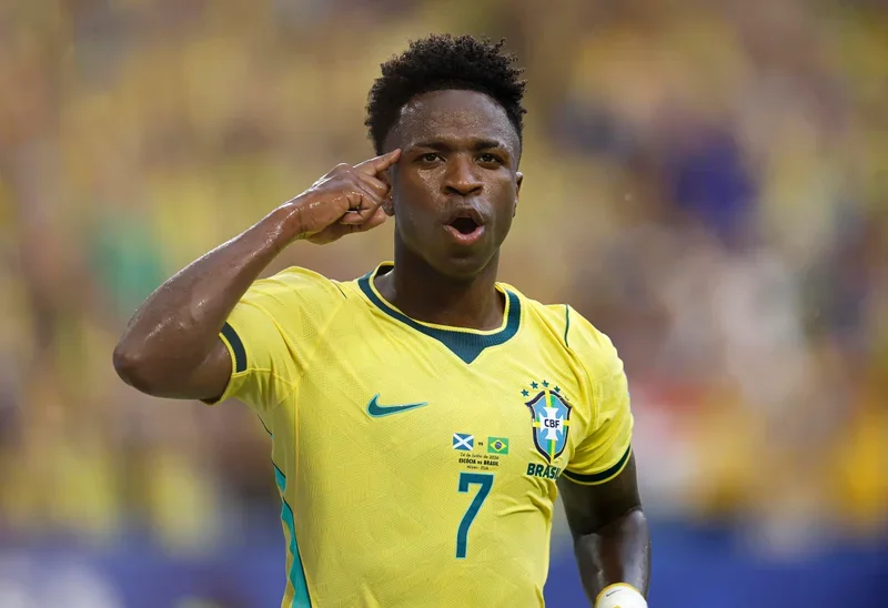 Vini Jr. embala o Brasil e entra na briga pela artilharia da Copa