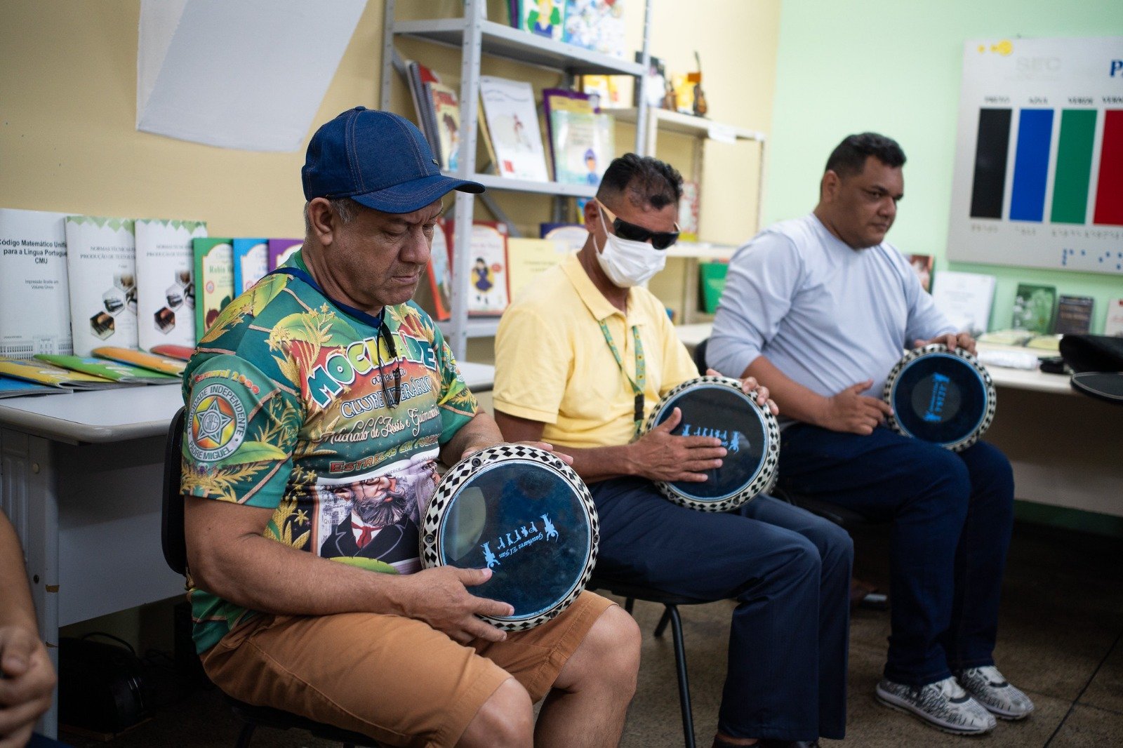 Percussionistas cegos fazem apresentação no Largo na próxima sexta-feira