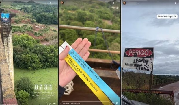 Instrutor tirou câmera de jovem morta em salto de rope jump após queda, diz testemunha