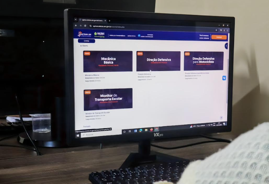 Detran-AM abre inscrições para 1.200 vagas em cursos gratuitos de trânsito