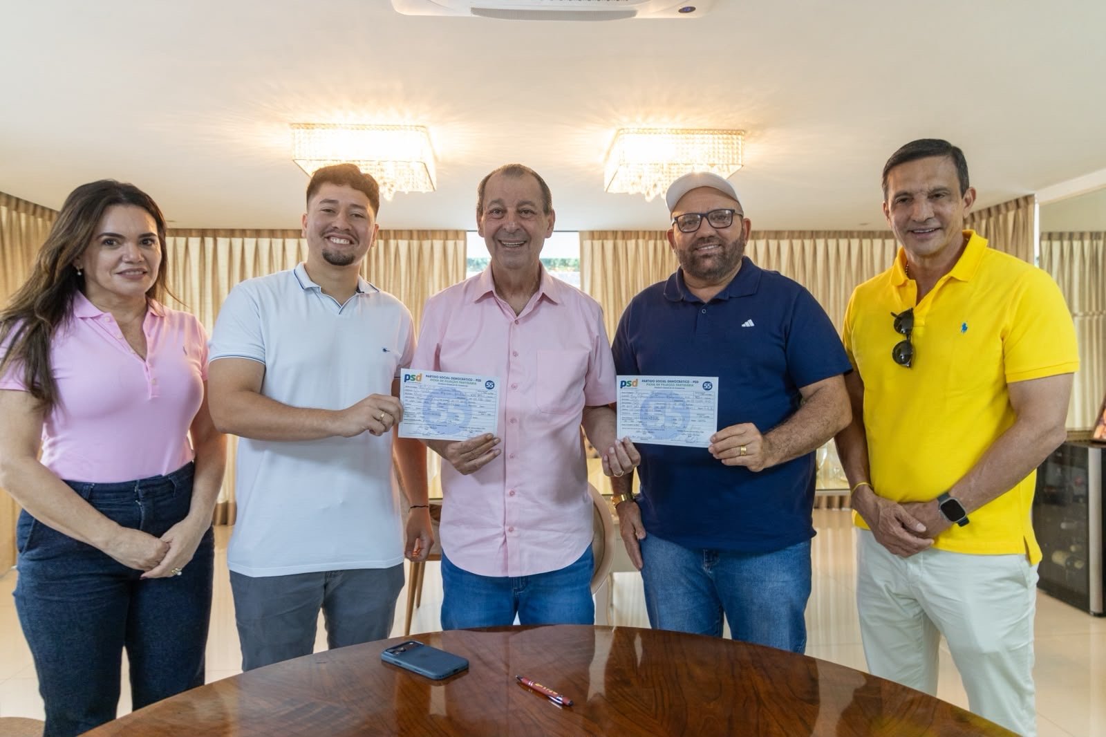 Pré-candidato ao Governo, Omar Aziz expande base e filia novos prefeitos ao PSD