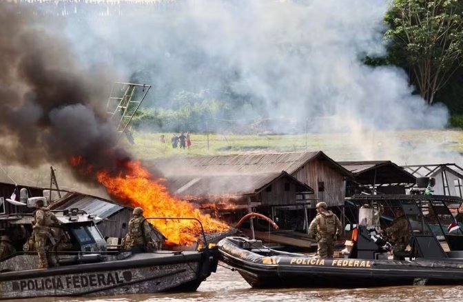 Mudanças climáticas e garimpo agravam crise ambiental no Amazonas, aponta estudo