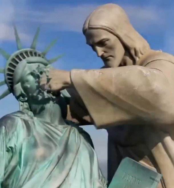 Irã polemiza ao usar IA para colocar o Cristo Redentor em 'guerra' contra os EUA