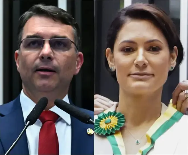 Em carta aberta, Flávio Bolsonaro rebate Michelle após acusação de humilhação