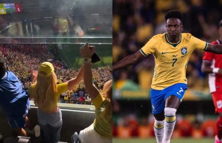 Reação de Virginia Fonseca ao gol de Vini Jr. na Copa viraliza; veja vídeos