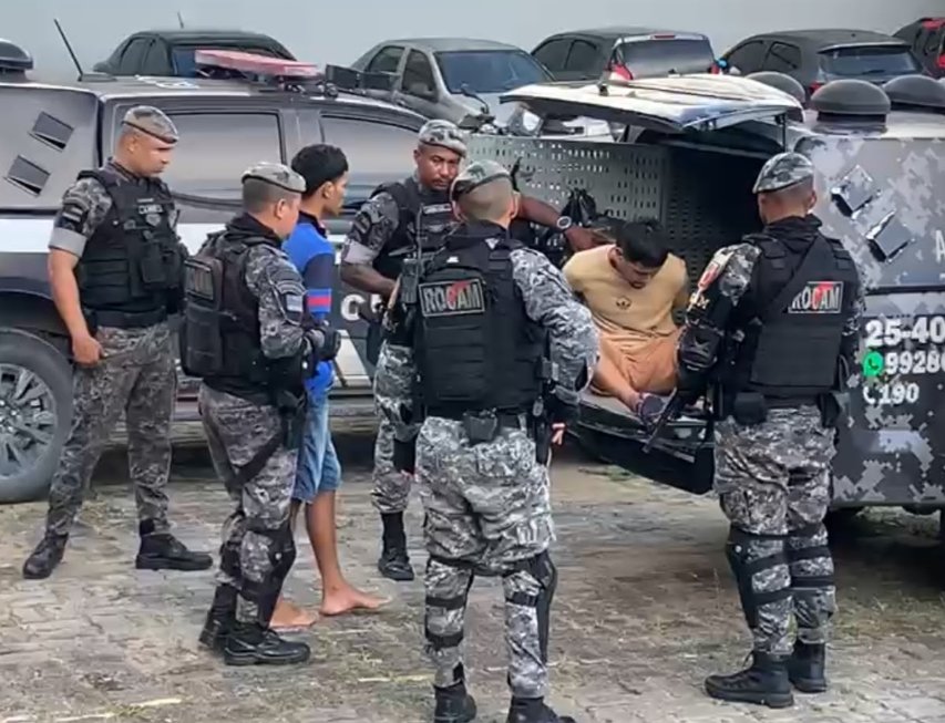 Quatro homens são presos suspeitos de tentar invadir casa de PM na Cidade Nova
