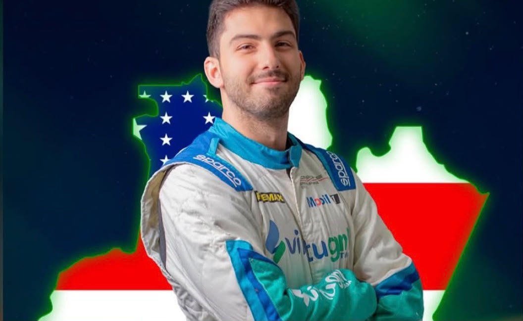 Piloto amazonense Moura Neto brilha em treino livre nas 24 Horas de Le Mans
