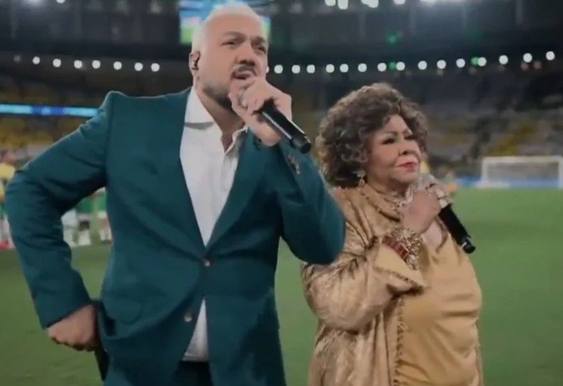 Alcione se pronuncia após enxurrada de críticas por hino no jogo do Brasil