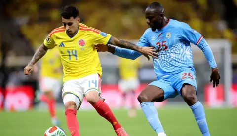 Colômbia vence RD Congo e avança ao mata-mata