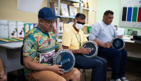 Percussionistas cegos fazem apresentação no Largo na próxima sexta-feira