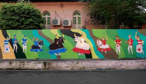 Com novos murais, 'Parintins Galeria Cidade Aberta' amplia circuito de arte urbana da cidade