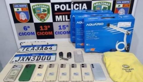 Trio é preso suspeito de usar falsa instalação de antenas para aplicar golpes em Manaus